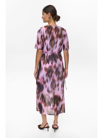 NÜMPH Kleid in Rosa/ Bordeaux