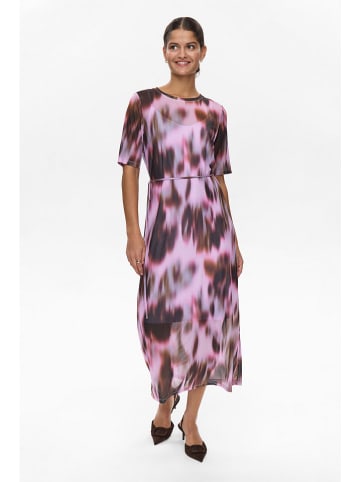 NÜMPH Kleid in Rosa/ Bordeaux