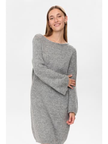 NÜMPH Gebreide jurk "Nuriette" grijs