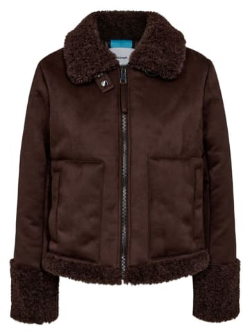 NÜMPH Kurtka przejściowa w kolorze brązowym