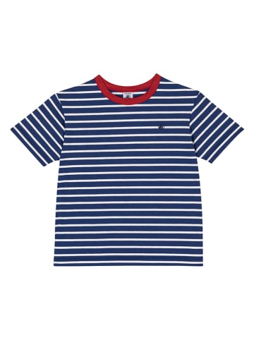 PETIT BATEAU Shirt donkerblauw/wit