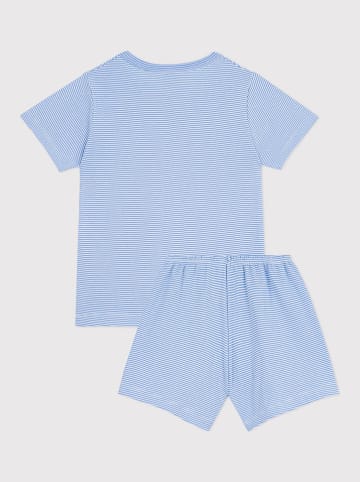 PETIT BATEAU Pyjama in Hellblau