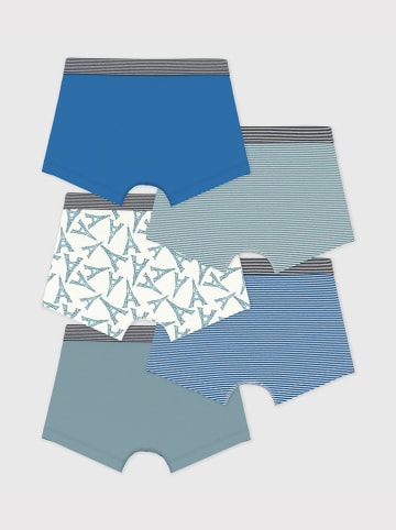 PETIT BATEAU 5er-Set: Boxershorts in Bunt