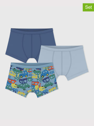 PETIT BATEAU 3-delige set: boxershorts blauw