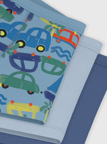 PETIT BATEAU 3er-Set: Boxershorts in Blau