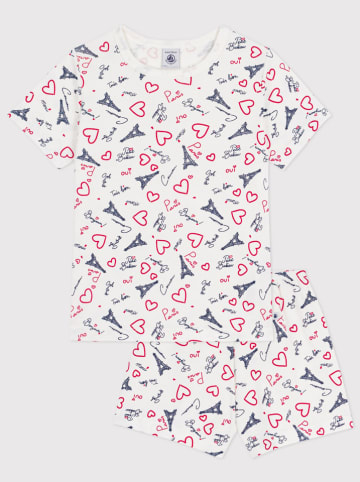 PETIT BATEAU Pyjama in Weiß