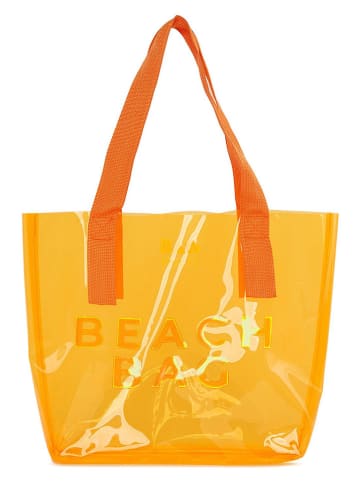 Lucky Bees Strandtas oranje - (B)43 x (H)34 x (D)12 cm