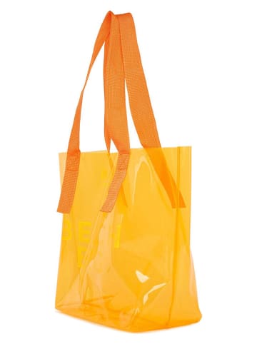 Lucky Bees Strandtas oranje - (B)43 x (H)34 x (D)12 cm