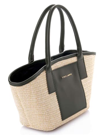 Vince Camuto Torebka "Amalfi" w kolorze beżowo-zielonym - 38 x 19 x 12 cm