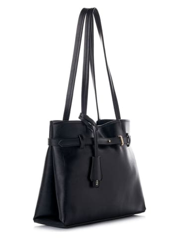 Vince Camuto Schultertasche "Catania" in Schwarz - (B)35 x (H)28 x (T)12 cm