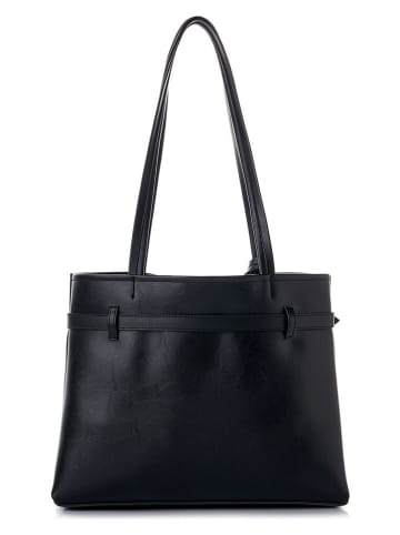 Vince Camuto Schultertasche "Catania" in Schwarz - (B)35 x (H)28 x (T)12 cm