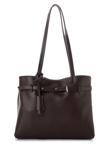 Vince Camuto Torebka "Catania" w kolorze ciemnobrązowym - 35 x 28 x 12 cm