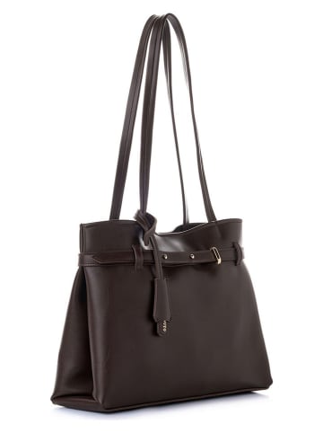 Vince Camuto Torebka "Catania" w kolorze ciemnobrązowym - 35 x 28 x 12 cm