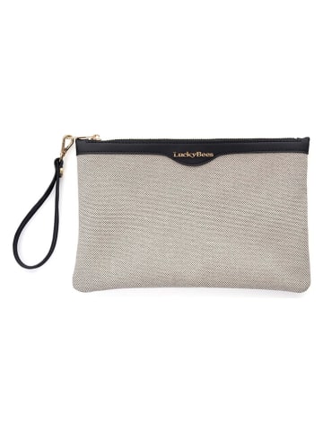 Lucky Bees Clutch "Clara" in Schwarz - (B)29 x (H)19 x (T)1 cm