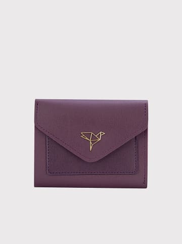 Lucky Bees Geldbörse "Columbia" in Lila - (B)12 x (H)10 x (T)3 cm