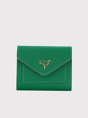 Lucky Bees Portemonnee "Columbia" groen - (B)12 x (H)10 x (D)3 cm