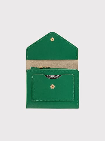 Lucky Bees Geldbörse "Columbia" in Grün - (B)12 x (H)10 x (T)3 cm