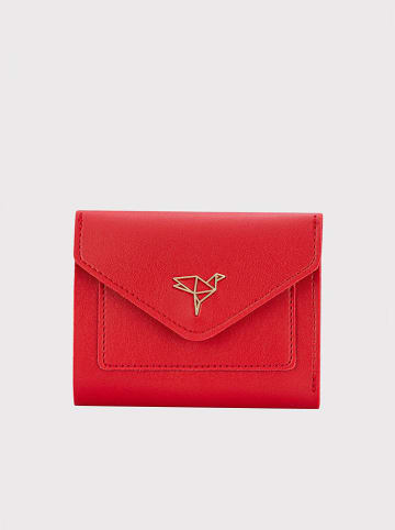 Lucky Bees Portemonnee "Columbia" rood - (B)12 x (H)10 x (D)3 cm
