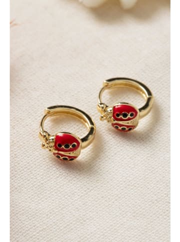 Heliophilia Pozłacane kolczyki-kreole