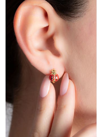 Heliophilia Pozłacane kolczyki-kreole