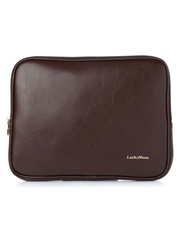 Lucky Bees Laptoptas "Harper" bruin - (B)35 x (H)27 x (D)4 cm