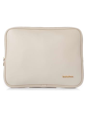 Lucky Bees Laptoptasche "Harper" in Creme - (B)35 x (H)27 x (T)4 cm
