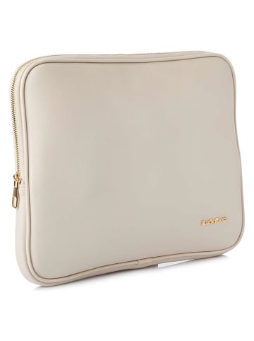 Lucky Bees Torba "Harper" w kolorze kremowym na laptopa - 35 x 27 x 4 cm