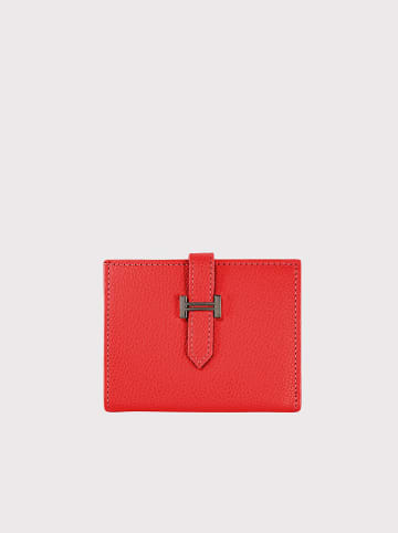 Lucky Bees Geldbörse "Helsinki" in Hellrot - (B)12 x (H)10 x (T)1,5 cm