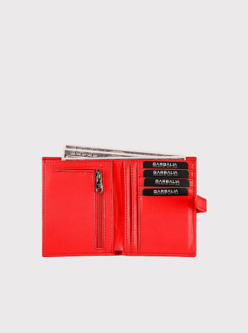 Lucky Bees Portemonnee "Helsinki" lichtrood - (B)12 x (H)10 x (D)1,5 cm