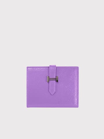 Lucky Bees Portemonnee "Helsinki" paars - (B)12 x (H)10 x (D)1,5 cm