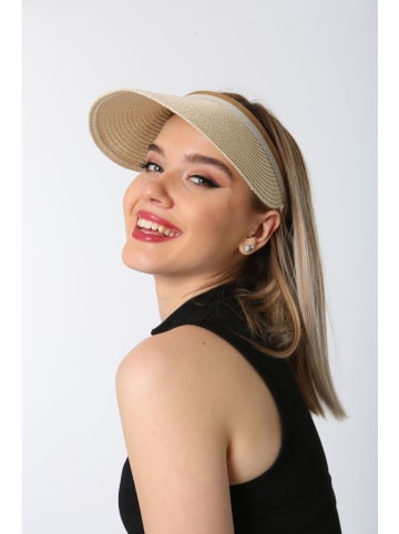 Lucky Bees Sonnenvisier in Beige