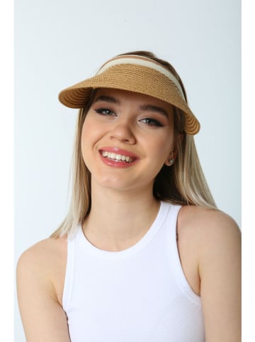 Lucky Bees Sonnenvisier in Beige