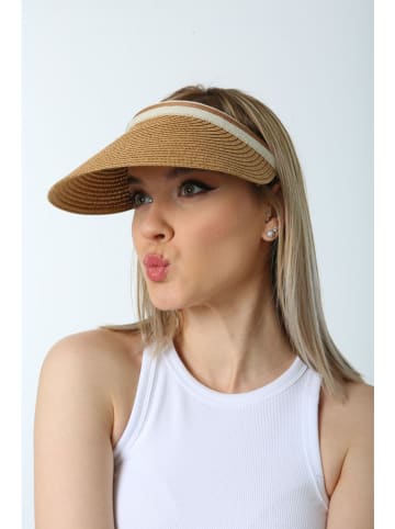 Lucky Bees Sonnenvisier in Beige