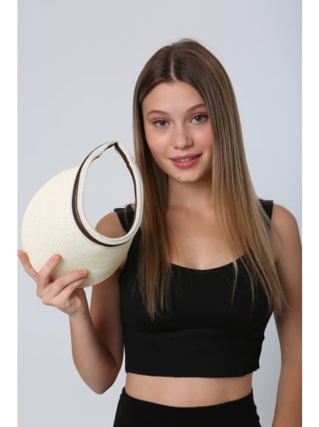 Lucky Bees Sonnenvisier in Creme