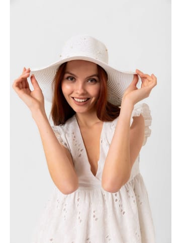 Lucky Bees Sonnenhut in Weiß