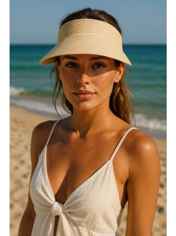 Lucky Bees Sonnenvisier in Creme