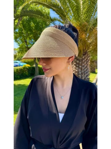 Lucky Bees Sonnenvisier in Beige