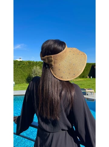 Lucky Bees Sonnenvisier in Beige