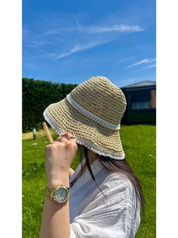 Lucky Bees Sonnenhut in Beige
