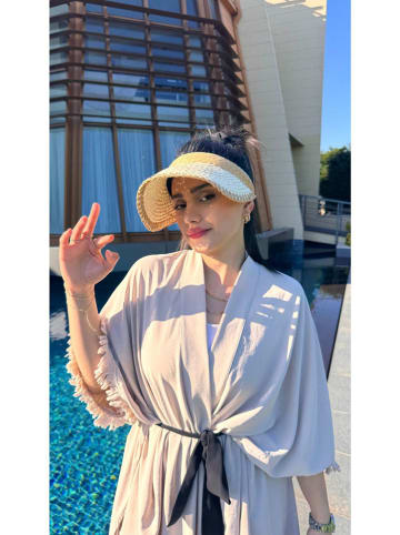 Lucky Bees Sonnenvisier in Beige/ Creme