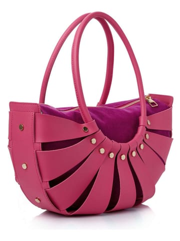 Lucky Bees Handtas "Ingrid" roze - (B)35 x (H)18 x (D)15 cm