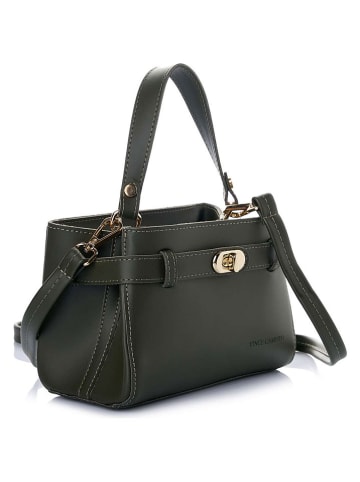 Vince Camuto Henkeltasche "Lecce" in Dunkelgrün - (B)20 x (H)15 x (T)11 cm