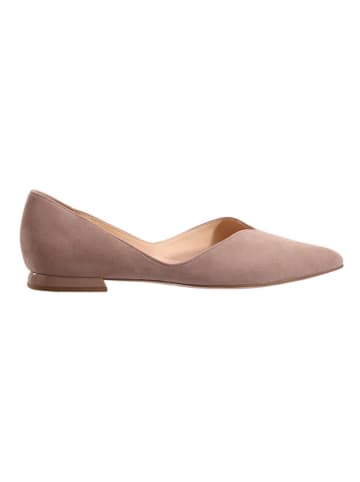 Högl Leder-Ballerinas "Basic" in Grau