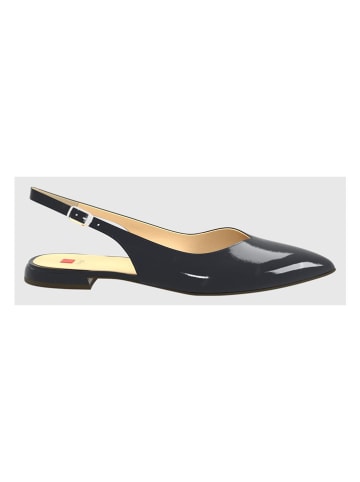 Högl Leder-Slingballerinas "Mona" in Anthrazit