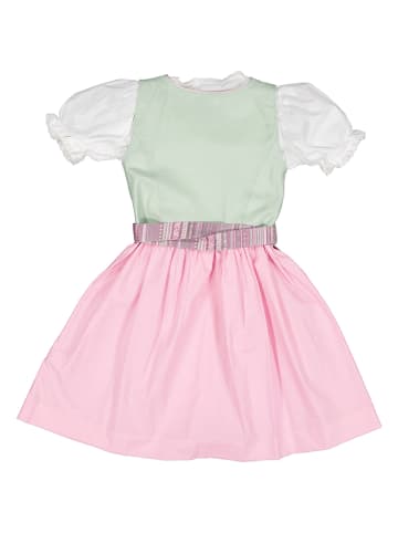 Isartrachten Dirndl in Rosa/ Mint