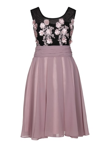 G.O.L.® FINEST COLLECTION Sukienka w kolorze jasnoróżowo-czarnym