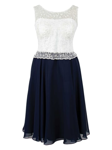 G.O.L.® FINEST COLLECTION Kleid in Dunkelblau/ Weiß