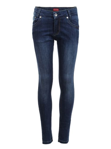 G.O.L.® FINEST COLLECTION Spijkerbroek - super skinny fit - donkerblauw