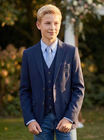 G.O.L.® FINEST COLLECTION Marynarka - Slim fit - w kolorze granatowym