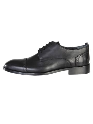 G.O.L.® FINEST COLLECTION Leren veterschoenen zwart